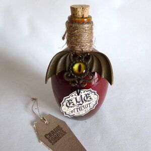 NEW 6” APOTHECARY EYE OF NEWT EVIL EYED MONSTER HALLOWEEN BOTTLE DECORATION PROP